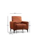1-Seat Sofa Horizon - Tile Red Tile Red
