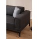 Corner Sofa-Bed Horizon Left - Dark Grey Dark Grey Corner Sofa-Bed Horizon Left - Dark Grey Dark Grey