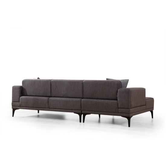 Corner Sofa-Bed Horizon Left - Dark Grey Dark Grey Corner Sofa-Bed Horizon Left - Dark Grey Dark Grey