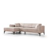 Corner Sofa-Bed Horizon Left - Light Brown Light Brown