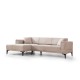 Corner Sofa-Bed Horizon Left - Light Brown Light Brown Corner Sofa-Bed Horizon Left - Light Brown Light Brown