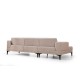 Corner Sofa-Bed Horizon Left - Light Brown Light Brown Corner Sofa-Bed Horizon Left - Light Brown Light Brown