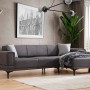 Corner Sofa-Bed Horizon Right - Dark Grey Dark Grey