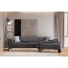 Atelier del Sofa Corner Sofa-Bed Horizon Right - Dark Grey Dark Grey