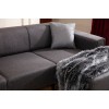 Atelier del Sofa Corner Sofa-Bed Horizon Right - Dark Grey Dark Grey