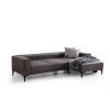Atelier del Sofa Corner Sofa-Bed Horizon Right - Dark Grey Dark Grey