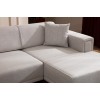 Corner Sofa-Bed Horizon Right - Ecru Ecru