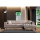 Corner Sofa-Bed Horizon Right - Light Brown Light Brown Corner Sofa-Bed Horizon Right - Light Brown Light Brown