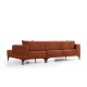 Corner Sofa-Bed Horizon Right - Tile Red Tile Red