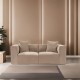 2-Seat Sofa Sora 2 - Cappuccino Cappuccino 2-Seat Sofa Sora 2 - Cappuccino Cappuccino