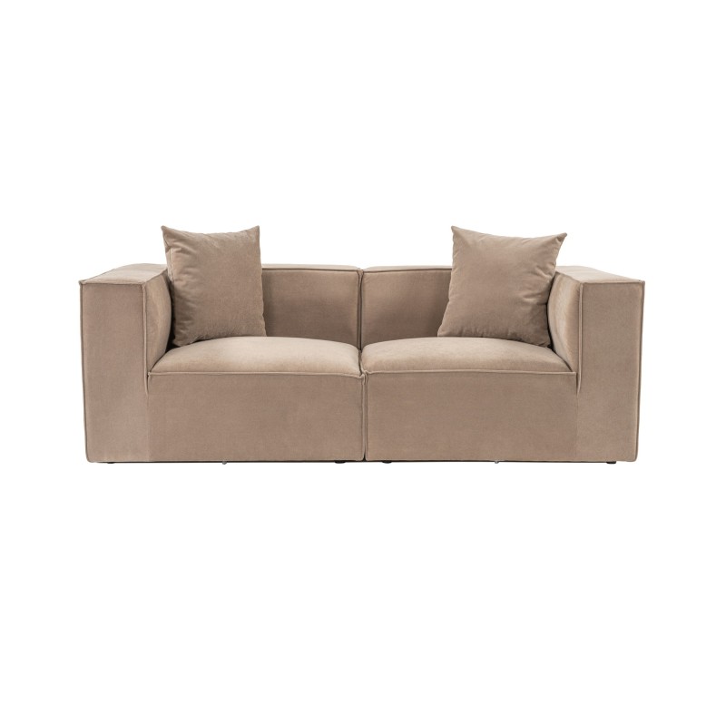 2-Seat Sofa Sora 2 - Cappuccino Cappuccino