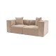 2-Seat Sofa Sora 2 - Cappuccino Cappuccino 2-Seat Sofa Sora 2 - Cappuccino Cappuccino
