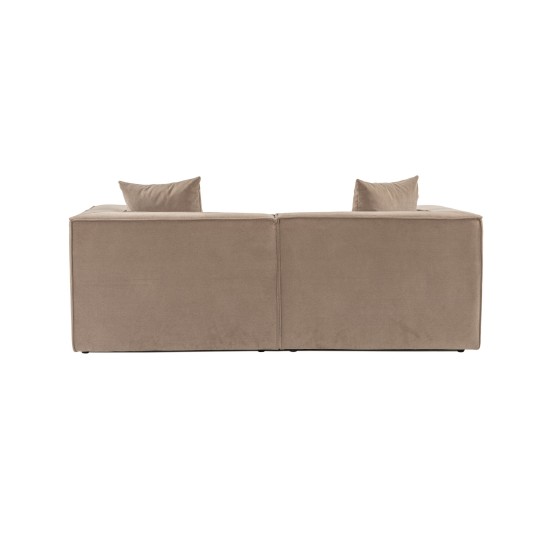 2-Seat Sofa Sora 2 - Cappuccino Cappuccino 2-Seat Sofa Sora 2 - Cappuccino Cappuccino