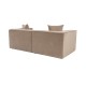 2-Seat Sofa Sora 2 - Cappuccino Cappuccino 2-Seat Sofa Sora 2 - Cappuccino Cappuccino