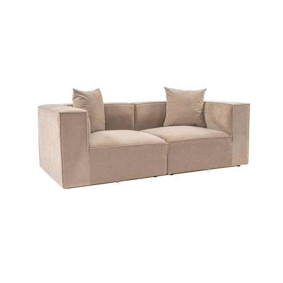 2-Seat Sofa Sora 2 - Cappuccino Cappuccino 2-Seat Sofa Sora 2 - Cappuccino Cappuccino