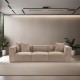 3-Seat Sofa Sora 3 - Cappuccino Cappuccino 3-Seat Sofa Sora 3 - Cappuccino Cappuccino