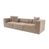 3-Seat Sofa Sora 3 - Cappuccino Cappuccino