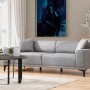 3-Seat Sofa Petra 3 - Light Grey Light Grey