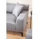 3-Seat Sofa Petra 3 - Light Grey Light Grey