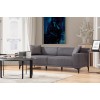 3-Seat Sofa Petra 3 -Anthracite Anthracite