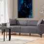 3-Seat Sofa Petra 3 -Anthracite Anthracite