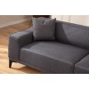 3-Seat Sofa Petra 3 -Anthracite Anthracite
