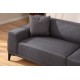 3-Seat Sofa Petra 3 -Anthracite Anthracite 3-Seat Sofa Petra 3 -Anthracite Anthracite