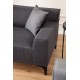 3-Seat Sofa Petra 3 -Anthracite Anthracite 3-Seat Sofa Petra 3 -Anthracite Anthracite
