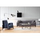 3-Seat Sofa Petra 3 -Anthracite Anthracite 3-Seat Sofa Petra 3 -Anthracite Anthracite