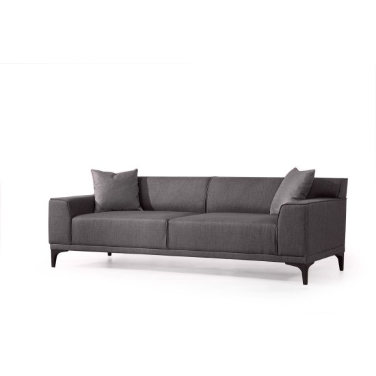 3-Seat Sofa Petra 3 -Anthracite Anthracite 3-Seat Sofa Petra 3 -Anthracite Anthracite