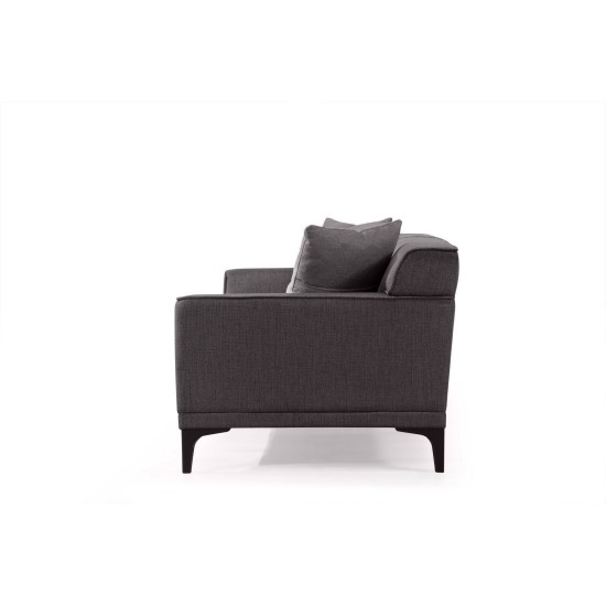 3-Seat Sofa Petra 3 -Anthracite Anthracite 3-Seat Sofa Petra 3 -Anthracite Anthracite