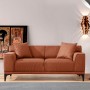 2-Seat Sofa Petra 2 - Orange Orange