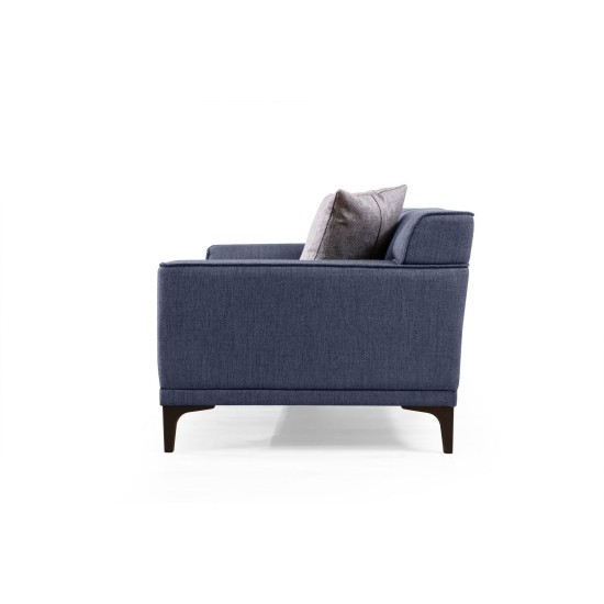 2-Seat Sofa Petra 2 - Blue Blue 2-Seat Sofa Petra 2 - Blue Blue