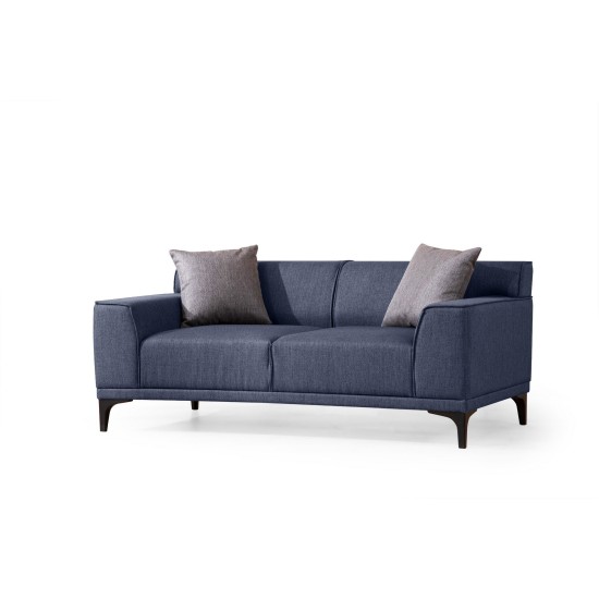 2-Seat Sofa Petra 2 - Blue Blue 2-Seat Sofa Petra 2 - Blue Blue