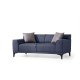 2-Seat Sofa Petra 2 - Blue Blue 2-Seat Sofa Petra 2 - Blue Blue