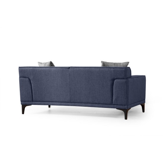 2-Seat Sofa Petra 2 - Blue Blue 2-Seat Sofa Petra 2 - Blue Blue