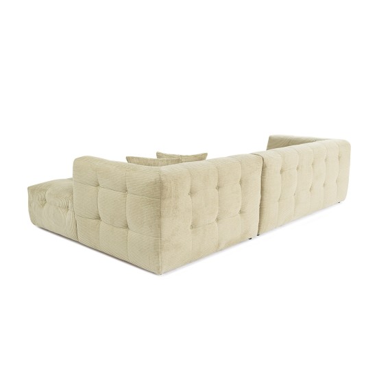 Corner Sofa Cady Corner Right - Green Green Corner Sofa Cady Corner Right - Green Green