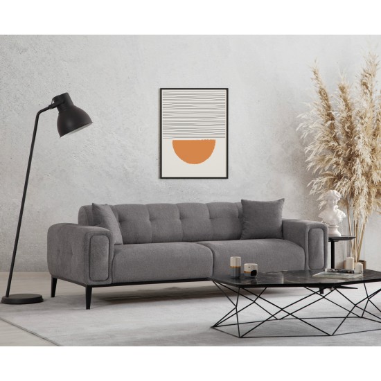 3-Seat Sofa-Bed Athena 3 Seater - Light Grey Light Grey