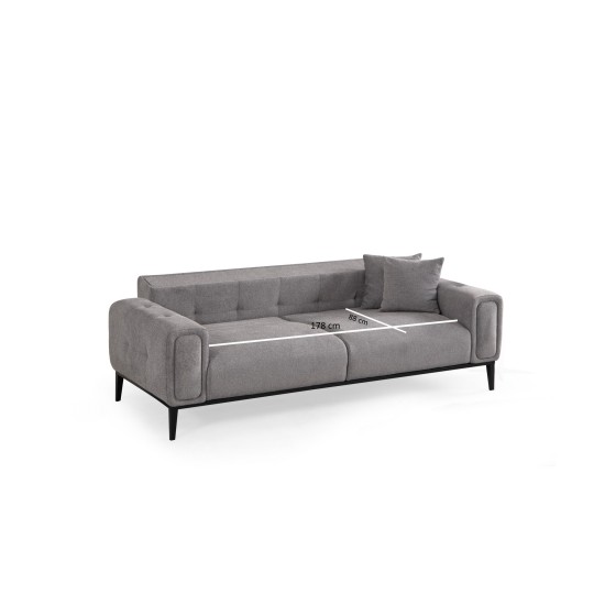 3-Seat Sofa-Bed Athena 3 Seater - Light Grey Light Grey