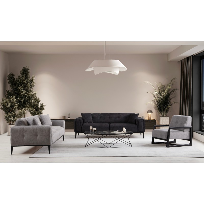 3-Seat Sofa-Bed Athena 3 Seater - Light Grey Light Grey