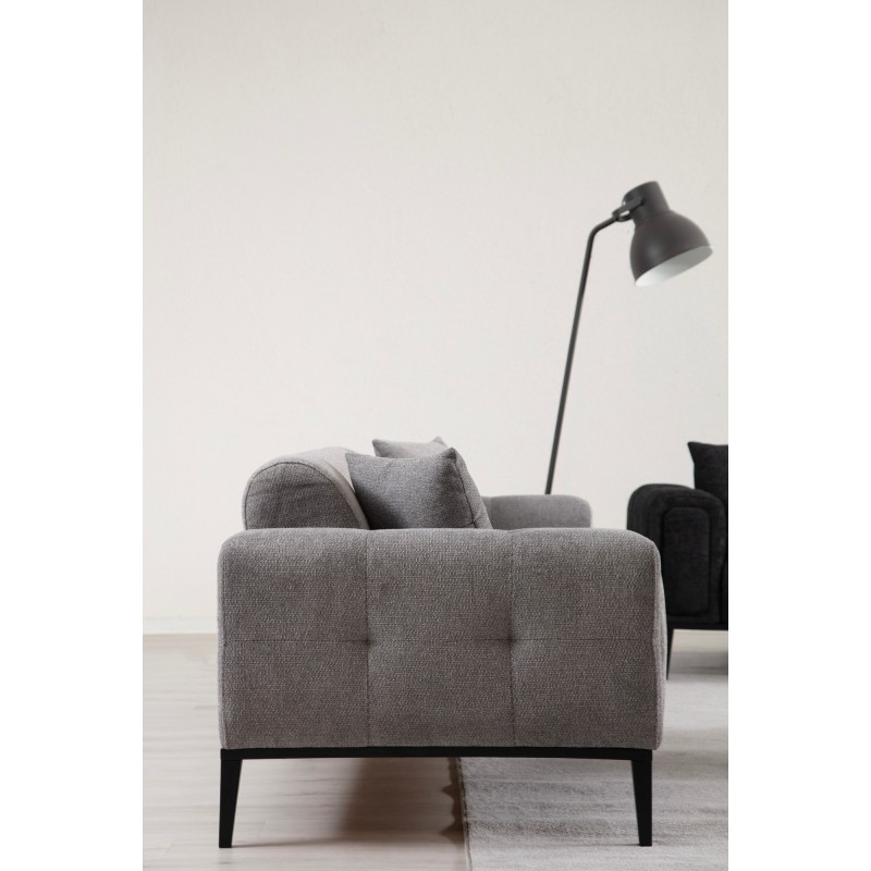 3-Seat Sofa-Bed Athena 3 Seater - Light Grey Light Grey