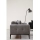 3-Seat Sofa-Bed Athena 3 Seater - Light Grey Light Grey