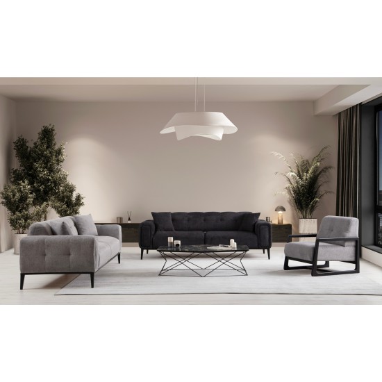 3-Seat Sofa-Bed Athena 3 Seater - Black Black