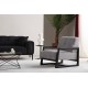 3-Seat Sofa-Bed Athena 3 Seater - Black Black