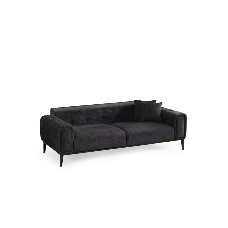 3-Seat Sofa-Bed Athena 3 Seater - Black Black