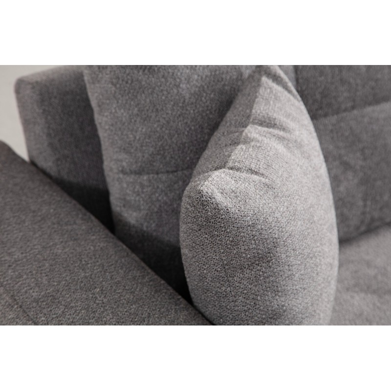 Τριθέσιος Καναπές - Sinor 3 - Χρώμα Ανοιχτό Γκρι - 225x92x75εκ