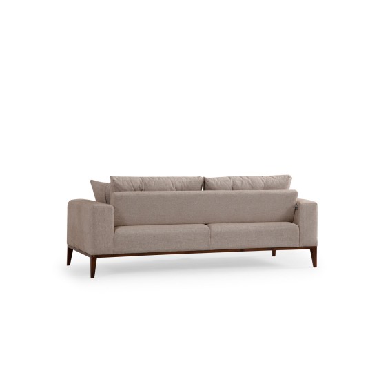 Τριθέσιος Καναπές - Sinor 3 - Χρώμα Μπεζ - 225x92x75εκ Τριθέσιος Καναπές - Sinor 3 - Χρώμα Μπεζ - 225x92x75εκ