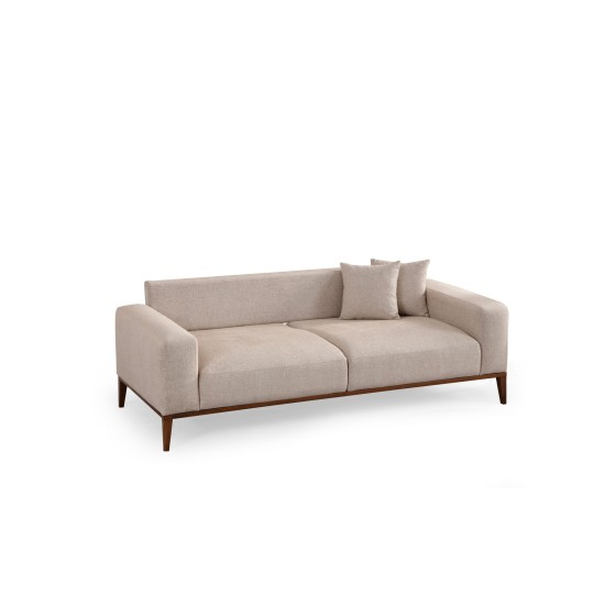 Τριθέσιος Καναπές - Sinor 3 - Χρώμα Μπεζ - 225x92x75εκ Τριθέσιος Καναπές - Sinor 3 - Χρώμα Μπεζ - 225x92x75εκ
