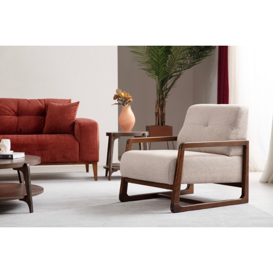 Τριθέσιος Καναπές - Sinor 3 - Χρώμα Κεραμιδί - 225x92x75εκ Τριθέσιος Καναπές - Sinor 3 - Χρώμα Κεραμιδί - 225x92x75εκ