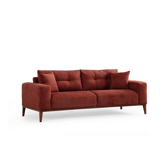 Τριθέσιος Καναπές - Sinor 3 - Χρώμα Κεραμιδί - 225x92x75εκ Τριθέσιος Καναπές - Sinor 3 - Χρώμα Κεραμιδί - 225x92x75εκ
